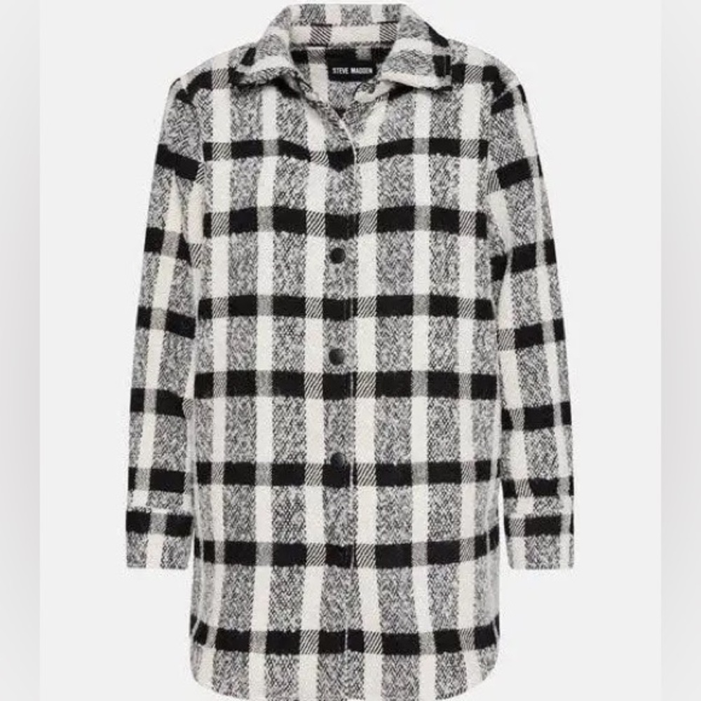 Cozy shacket from Steve Madden